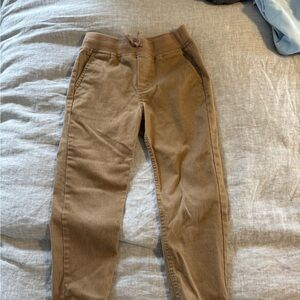 Boys Tan Casual Pants
